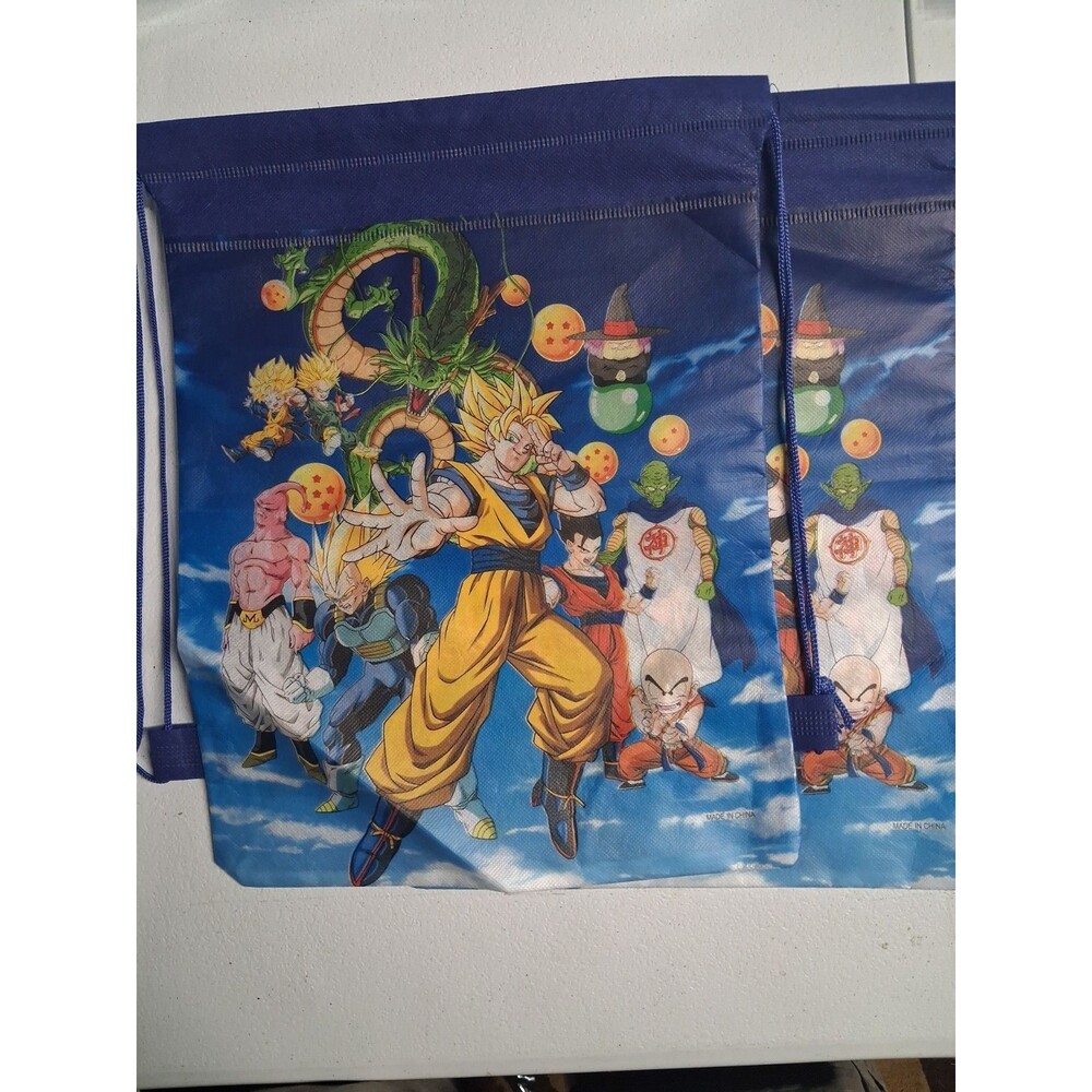 2 Dragon Ball Z  Drawstring  Bags